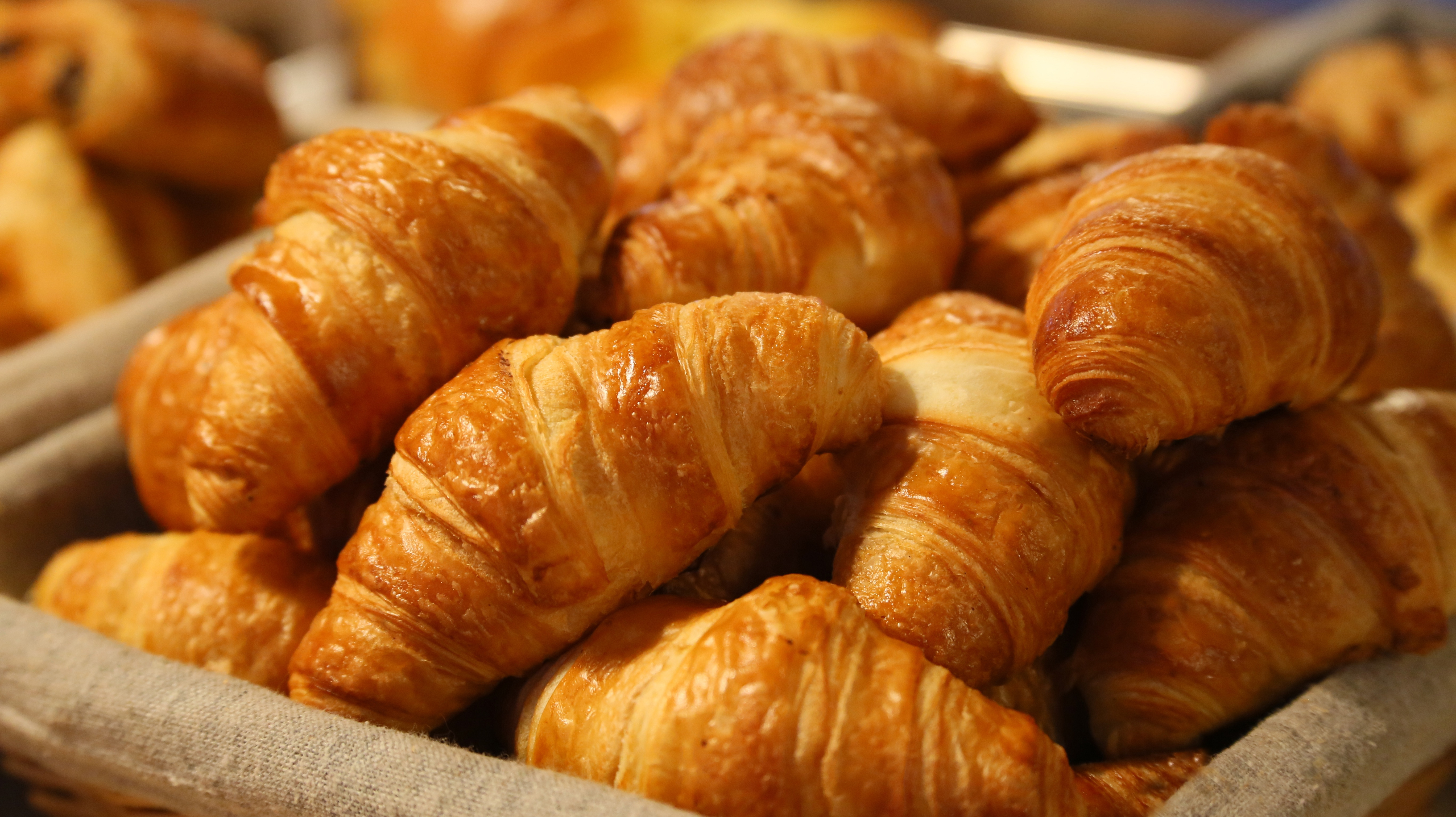 Bunch of Homemade Croissant